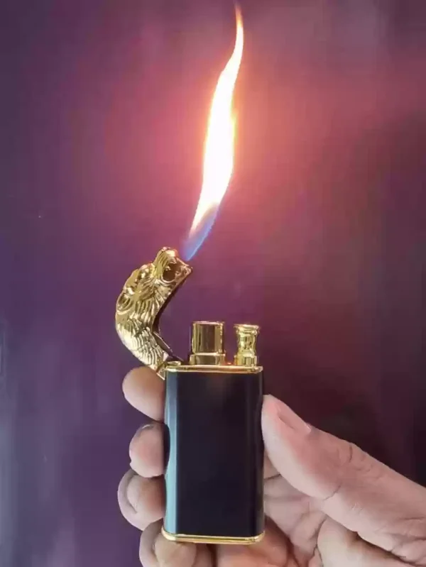 Double Flame Lighter Dragon Two Flame Cigarette Lighter - Men